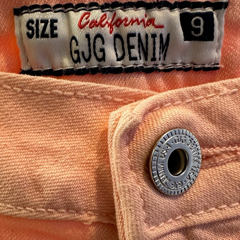 GJG Denim Made in USA Peach Jeans Size 9🔥 - Picture 4 of 6